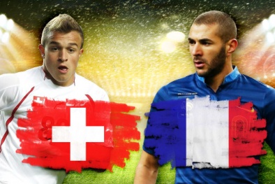 Dự đoán kết quả tỉ số trận Thụy Sỹ - Pháp: 1-2